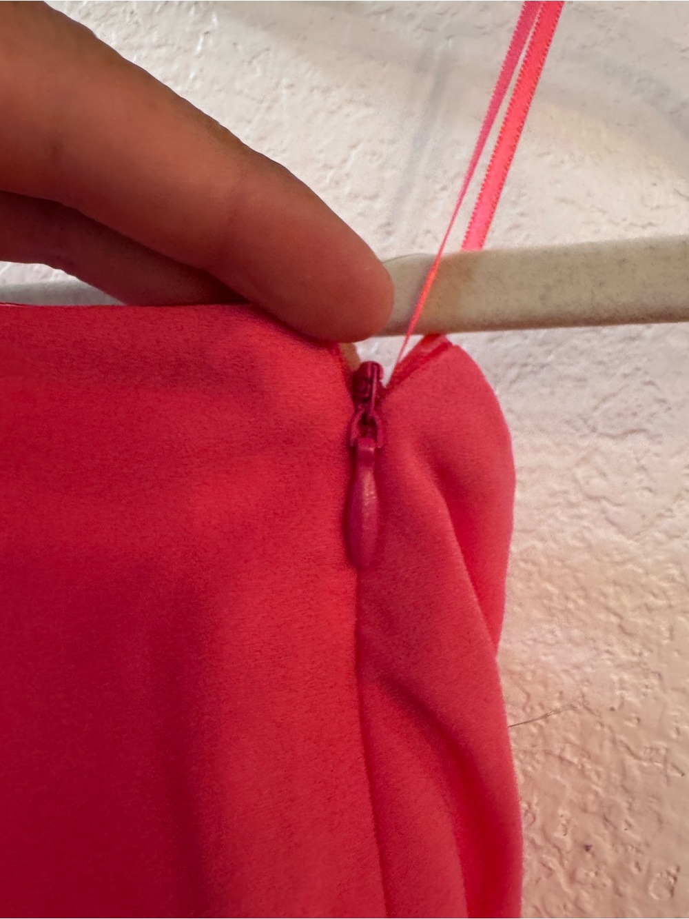 superdown Hot Pink Strapless Ruched Mini Dress with Side Ruffle - Picture 10 of 16